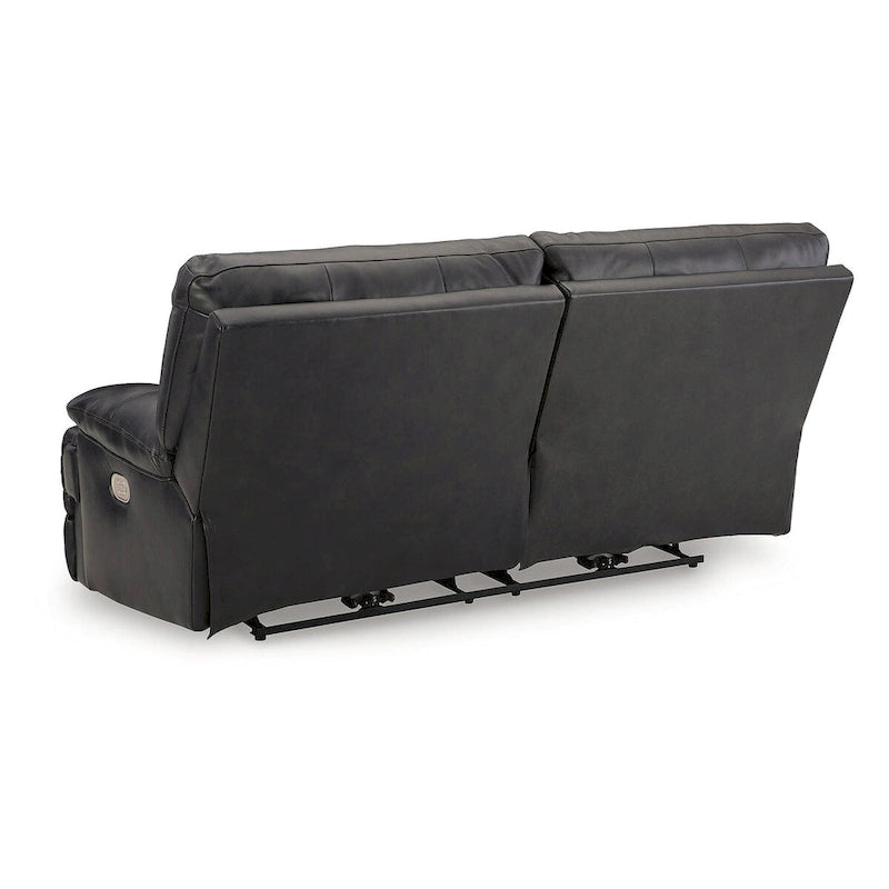 Canapé inclinable électrique Signature Design by Ashley Mountainous noir - 85 larg. x 42 prof. x 42 haut.