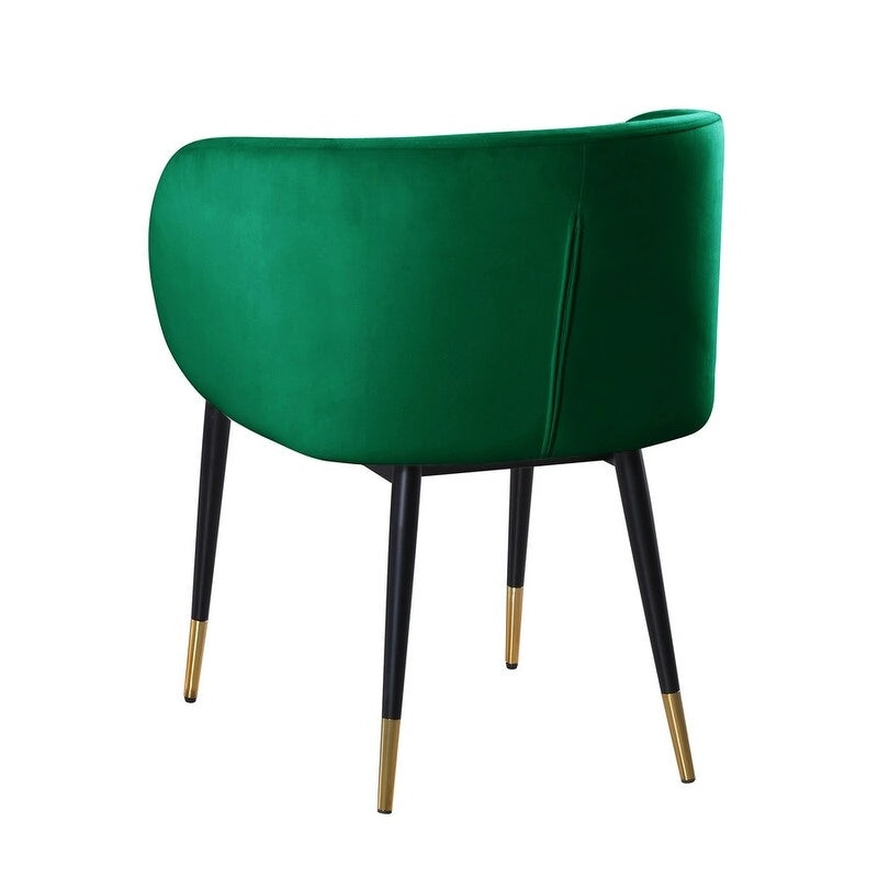 Chaise de salle à manger tapissée en velours rustique Best Master Furniture