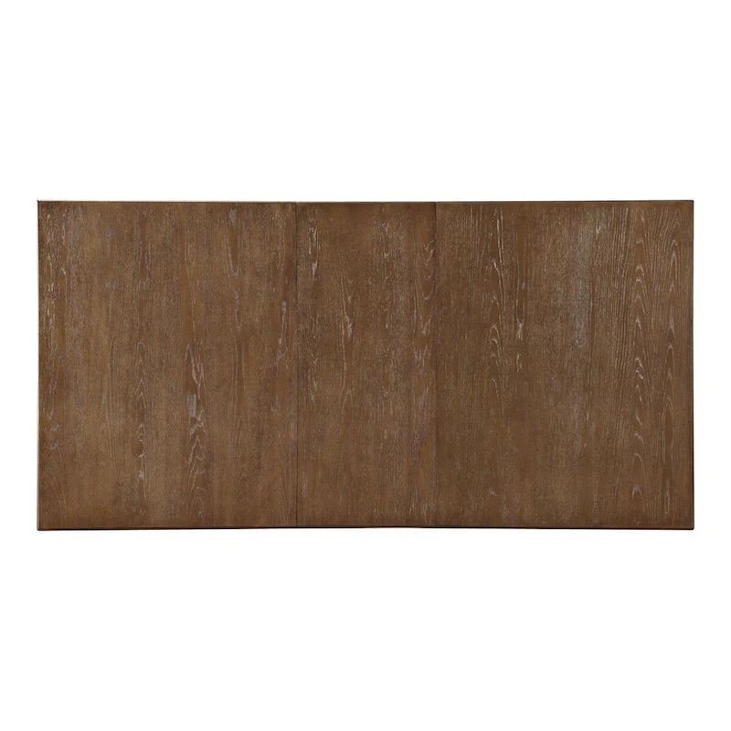 Table à manger extensible Agio de 213 cm, transitionnelle, marron, par Furniture of America
