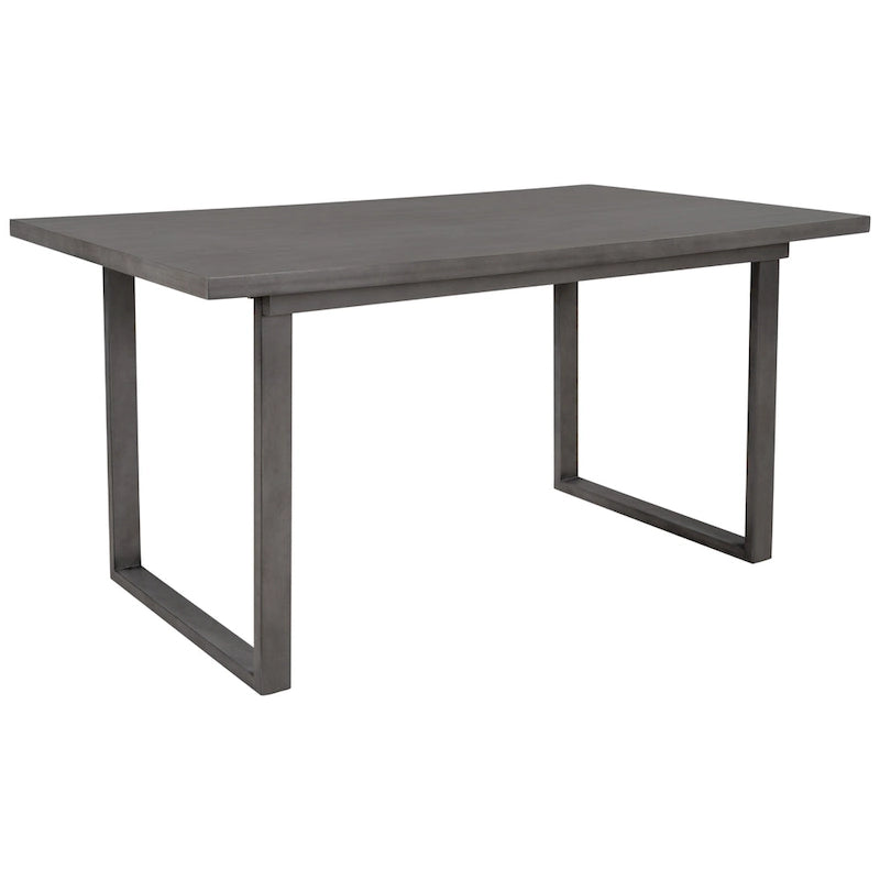 Ensemble de salle à manger 5 pièces de style ferme Table rectangulaire Chaise
