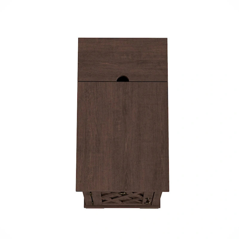 Table de chevet avec ports USB et rangement intégrés - Hauteur 58,4 cm