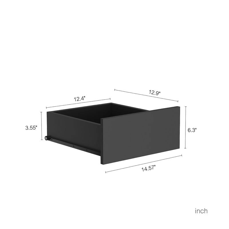 Meuble de Rangement de Cuisine avec Support Micro-ondes et 2 Tiroirs, Buffet Autonome avec Station de Recharge