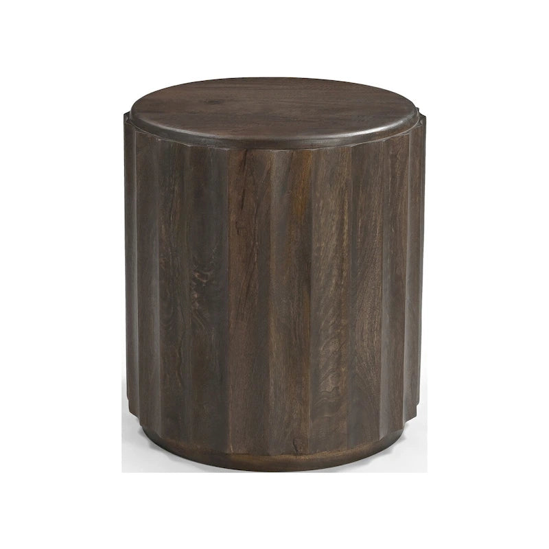 Table d'appoint ronde en bois massif Sydney
