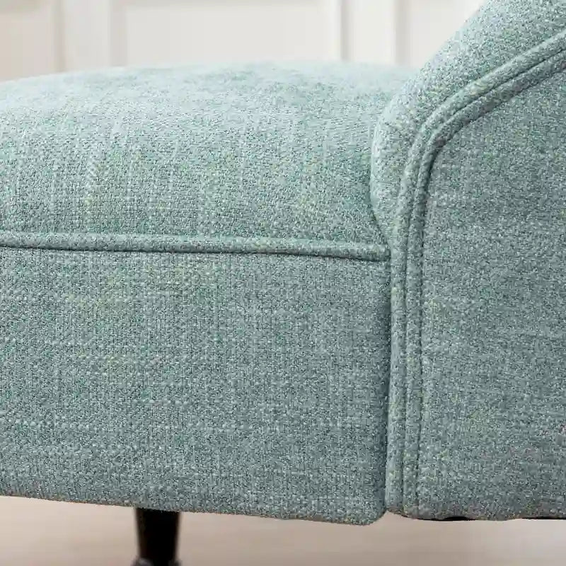 Fauteuil d'appoint confortable sans accoudoirs pour le salon