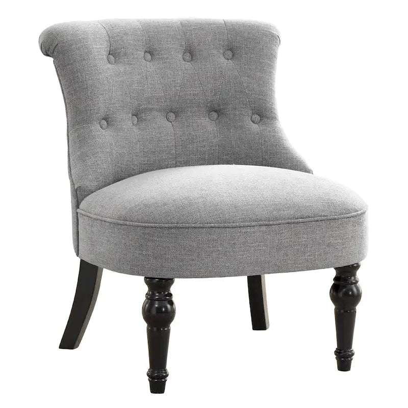 Fauteuil d'appoint confortable sans accoudoirs pour le salon