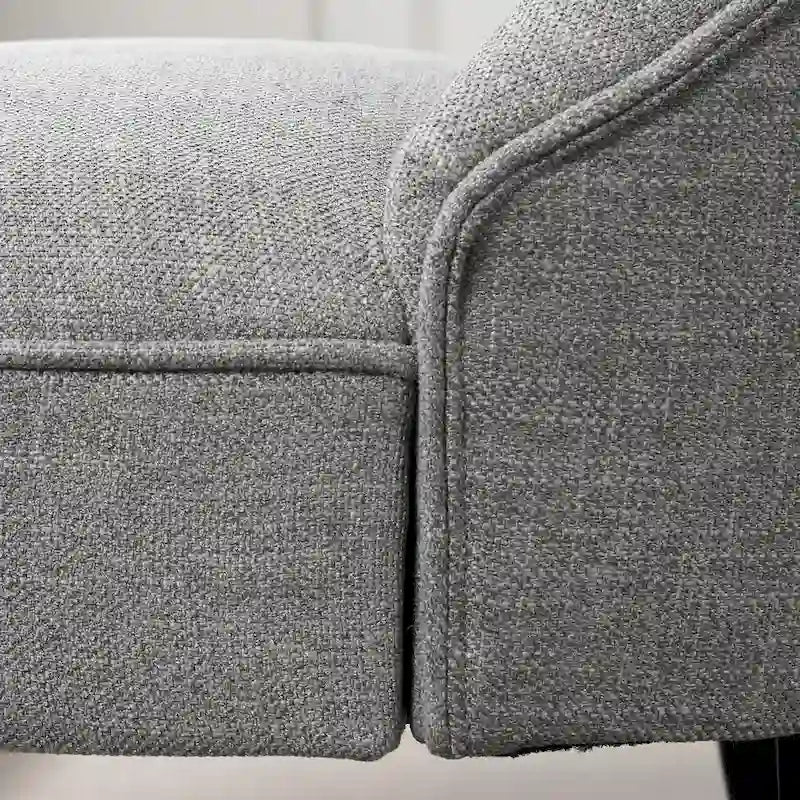 Fauteuil d'appoint confortable sans accoudoirs pour le salon
