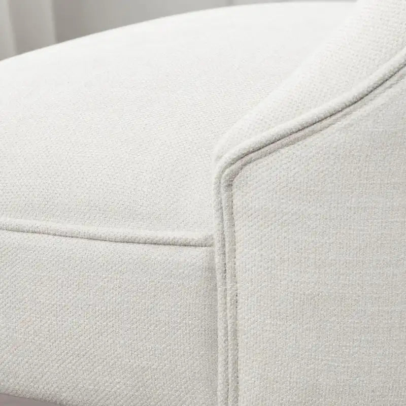 Fauteuil d'appoint confortable sans accoudoirs pour le salon