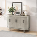 Meuble de rangement décoratif moderne de 120 cm avec étagères réglables