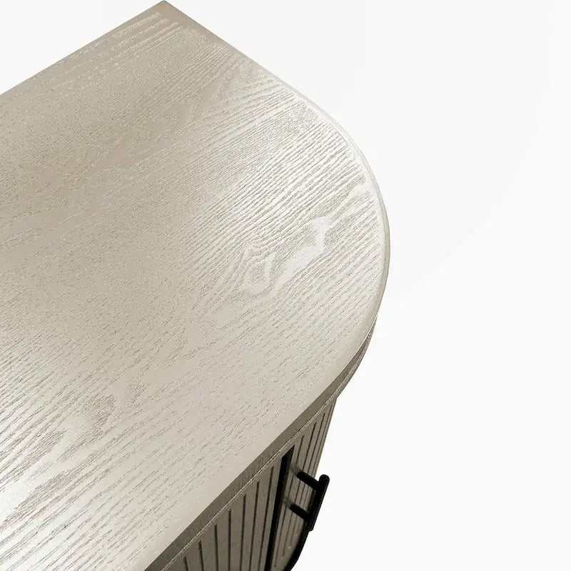 Meuble de rangement décoratif moderne de 120 cm avec étagères réglables