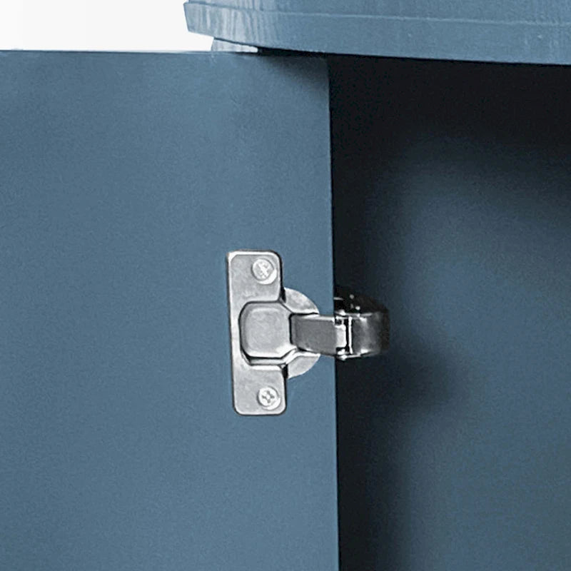Meuble de rangement décoratif moderne de 120 cm avec étagères réglables