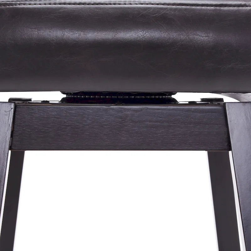 Tabouret de bar pivotant Moore Modern Rubberwood de 33,25 pouces (ensemble de 2) par Christopher Knight Home