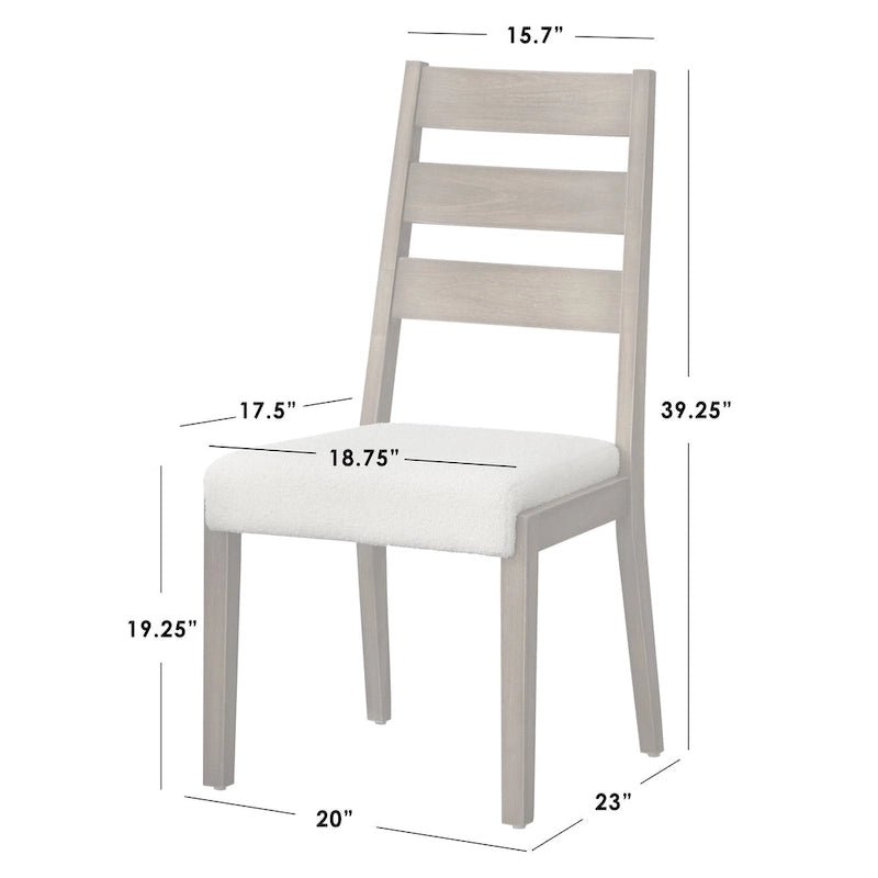 Ensemble de salle à manger Lifestorey Palmer 5 pièces avec rangement